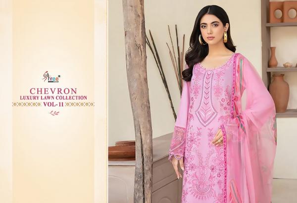 Shree Chevron Luxury Lawn Collection 11 Pakistani Suits Collection